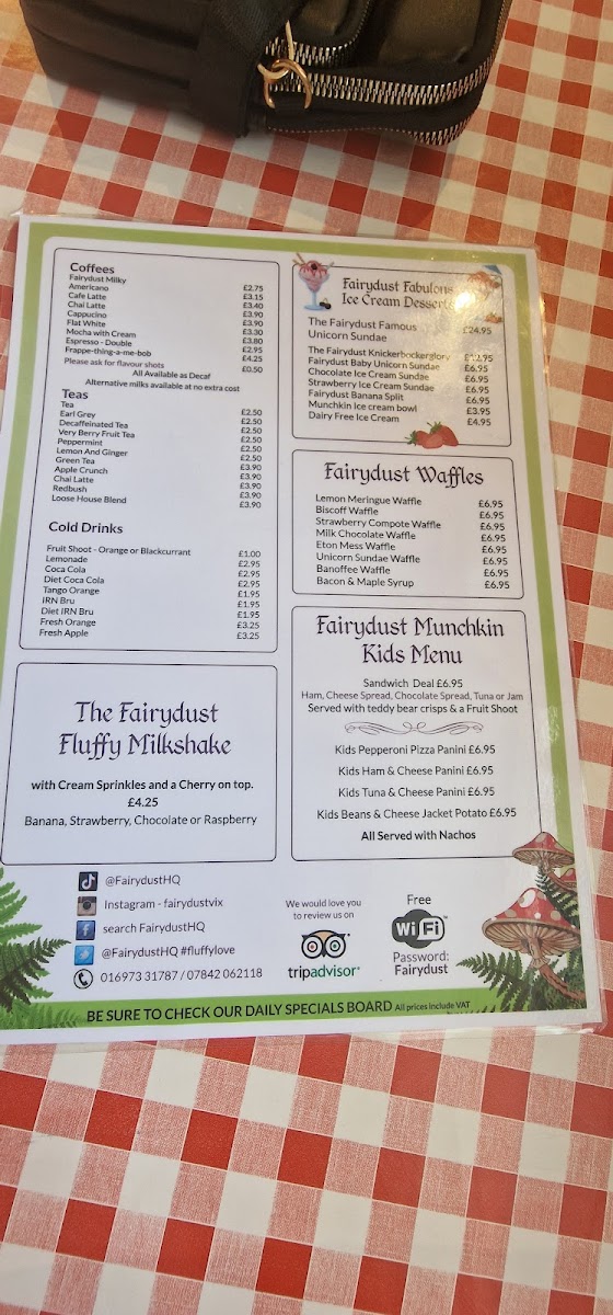 Menu The Fairydust Emporium Silloth-10