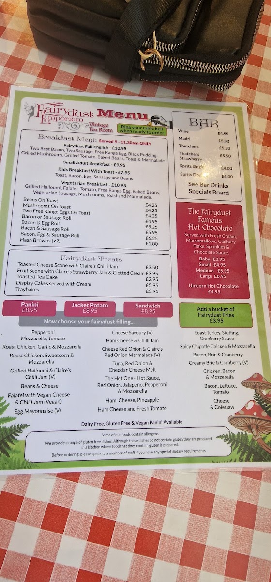 Menu The Fairydust Emporium Silloth-8