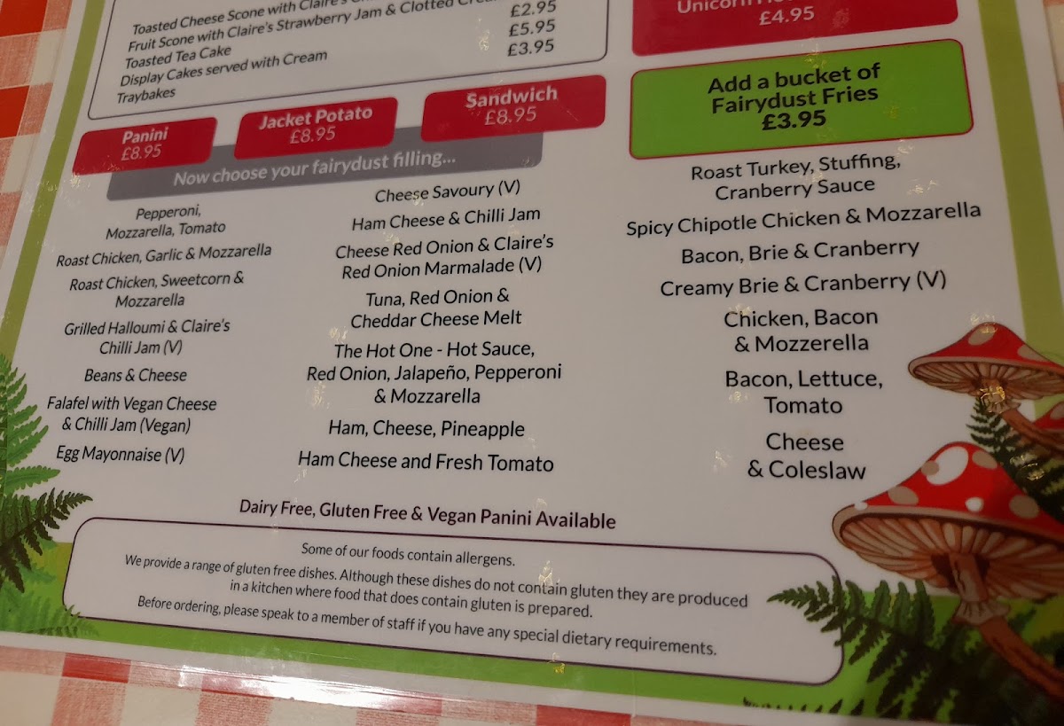 Menu The Fairydust Emporium Silloth-9